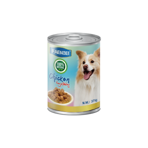 Grain Free Dog Wet Food 375g | Beef Chicken Vegetable | High Protein Soft Chunk Dog Food | Healthy Canned Dog Meal