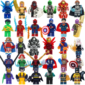 30pcs/set The Avengers Mini doll Blocks Superhero Collectibles Assembled Bricks Boy Gift