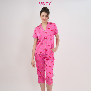 [Mua 3 giảm 20% mua 2 giảm 15%] Bộ Đồ Kate Lửng Nữ Vincy BKL267S01
