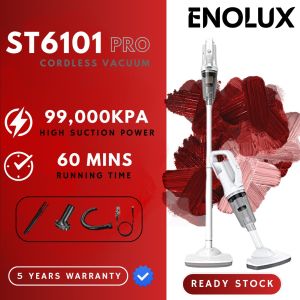 New 2023 Enolux ST6101 PRO Vacuum Wireless Car Vacuum Cleaner Rechargable Cordless Vacum Kereta Portable Dry Wet