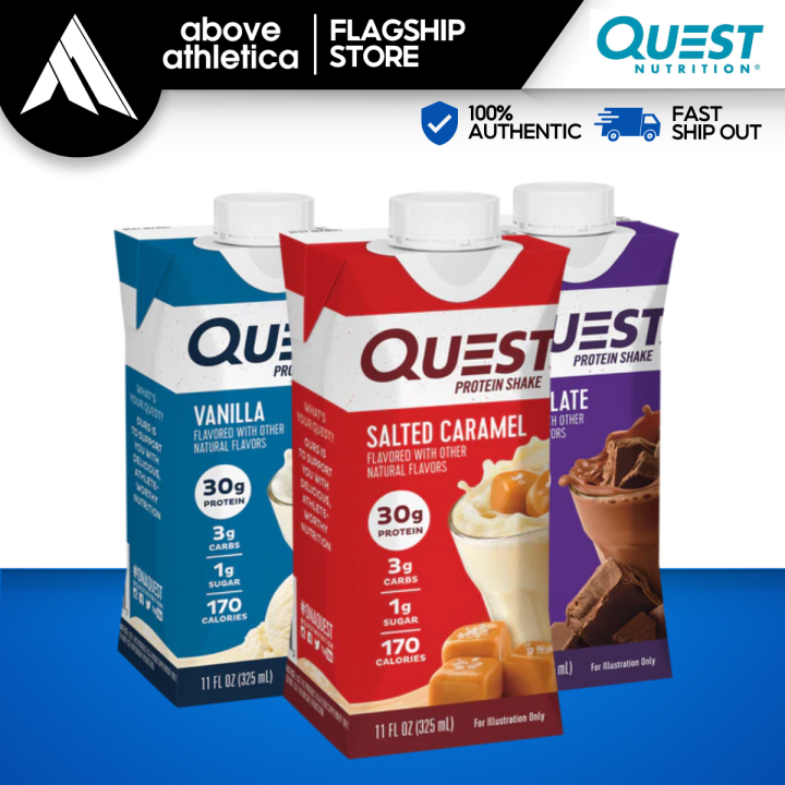 Quest Nutrition ReadyToDrink Protein Shake 11oz High Protein, Low