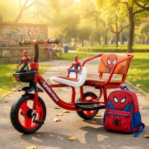 Baby tricycle for kids Two-seater cartoon tricycle bike for kids girls pedal childrens tricycle