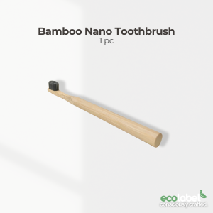 Eco-friendly Soft Nano Bamboo Toothbrush Japan Technology BPA-FREE Bristles Compostable