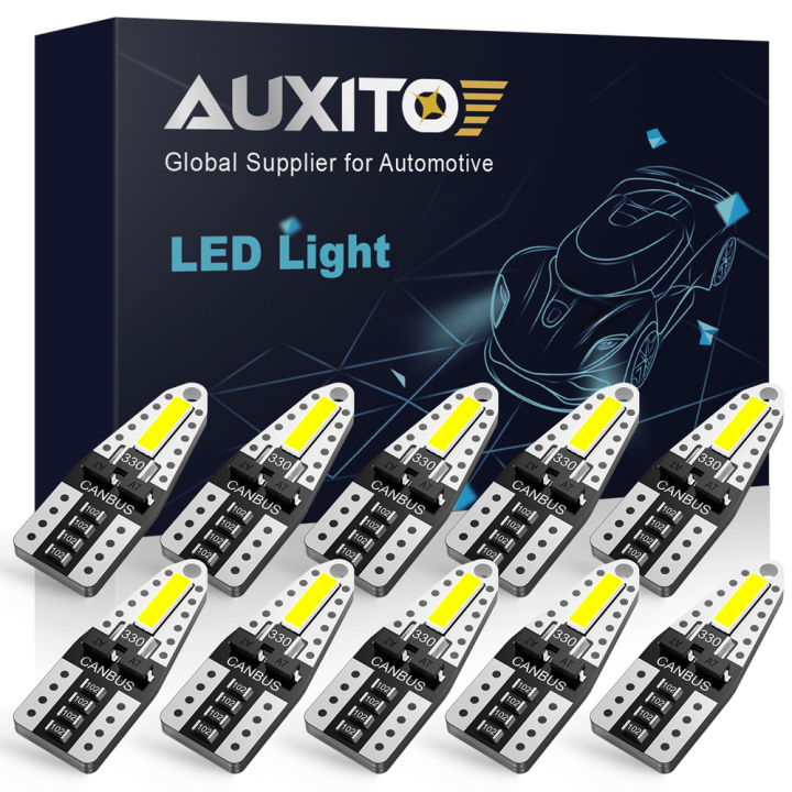 GLL 10pcs T10 LED Bulbs 501 W5W LED Bulbs with 2835 3SMD 80 Lumen 6500K Pink GLL 10pcs T10 LED Bulbs 501 W5W LED Bulbs with 2835 3SMD 80 Lumen 6500K Pink