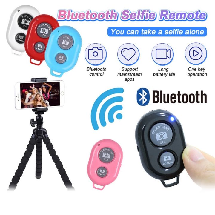 Telecomando Bluetooth Selfie - 2 pezzi wireless, telecomando per smartphone, compatibile con iOS e Android | Leroy Merlin Telecomando Bluetooth Selfie - 2 pezzi wireless, telecomando per smartphone, compatibile con iOS e Android | Leroy Merlin