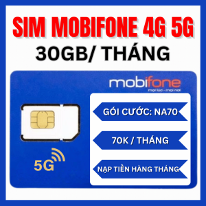Sim Mobifone NA70 KC90 KC120 KC150 Data Tốc Độ Cao 1.5Gb/ngày + Miễn Phí Nội Mạng Dưới 10p + 50p Ngoại Mạng | FREESHIP - CHƯA KÍCH HOẠT