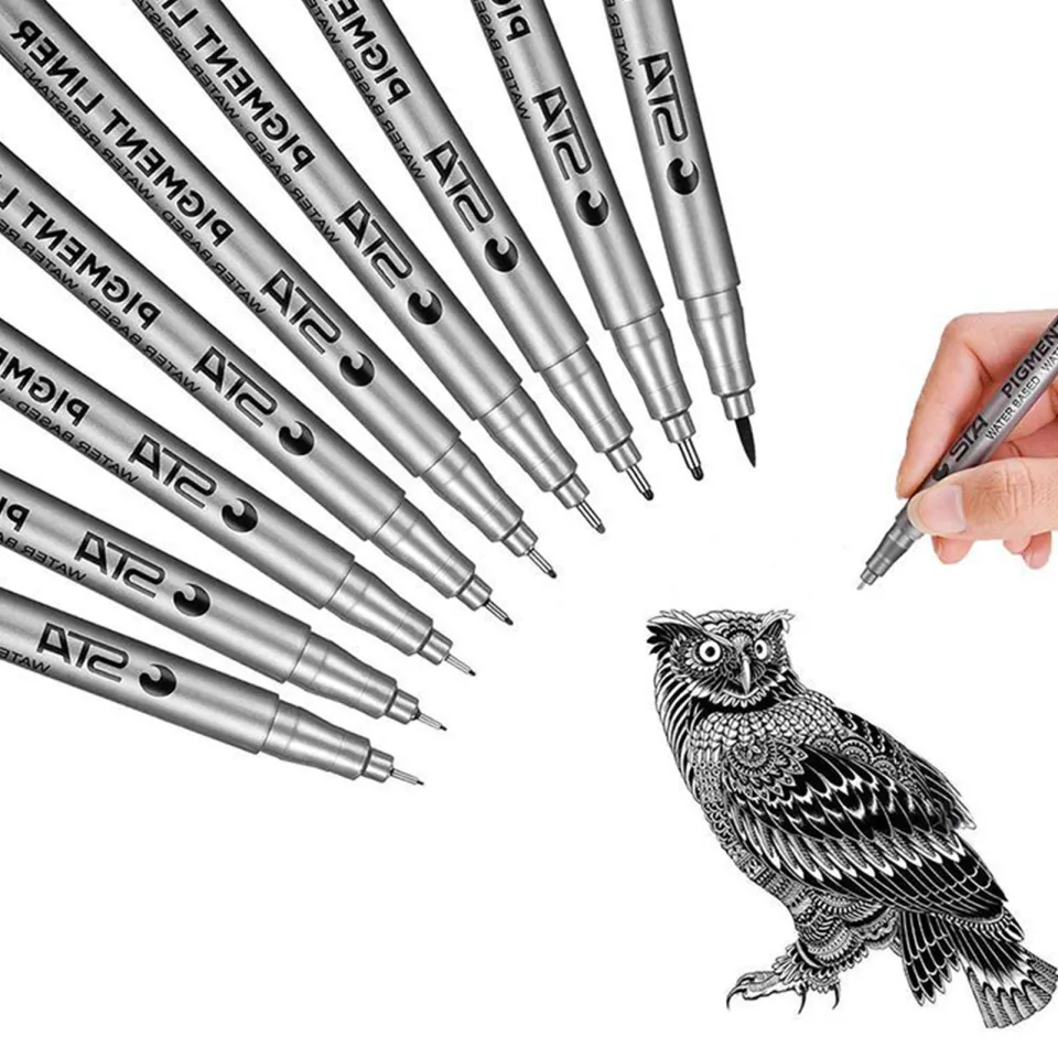 Micropen Drawings Micro-Pen Precision Fineliner Waterproof