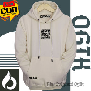 Sweater Hodie Pria Distro Flece Tebal Sweatshirt Hoodie Warna Lavender List Never Stop Dreaming Switer Huddie Terlaris