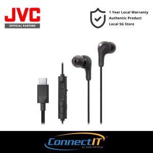 JVC HA-FR9UC USB-C Wired In-Ear Earphones With DAC Remote Controls & High-Quality Microphone Type C Earphone