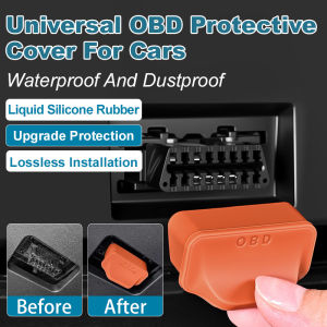 Car Obd Interface Protective Cover Silicone Dust Cover Computer Diagnostic Car Interior Accessories Modification Parts Universal汽车通用OBD保护盖