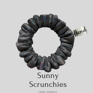 ยางรัดผม  Sunny Scrunchies ยางรัดผมCandy Sparkleเนื้อผ้าเงาวิบวับ เล่นแสง