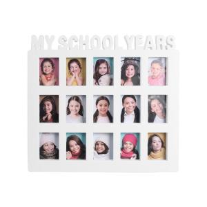School Years Photo Moment Student Keepsake Frame Children Campus 15 Pictures Display Collage Frame Kids Memory Gift