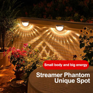 Warmtaste Led Lampu Solar Energy Lawn Lamp Outdoor Waterproof Automatic Sensor Pathway Garden Light Fence Light for House Patio Yard Path Landscape Decoration Christmas Lights