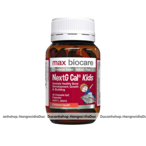 Viên nhai bổ sung Canxi hữu cơ dễ hấp thu giúp trẻ cao lớn - TPBVSK NextG Cal Kids 30 viên nhập khẩu chính hãng