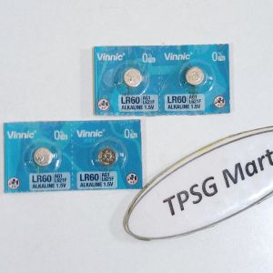Pin 1.5V AG1 LR60 LR621F 364A LR621 364 LR60 SW621 SG1 SR621 (Pin Alkaline VINNIC)