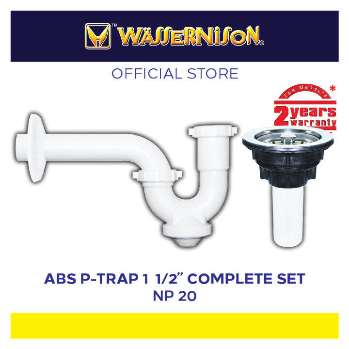 Wassernison Abs P-Trap 1 1/2