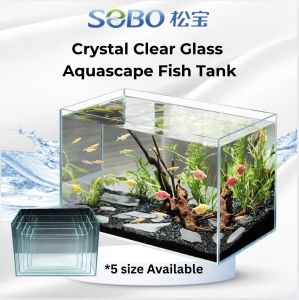 Crystal Clear Glass Aquascape 2ft Fish Tank Aquarium Fish Tank 60cm / 50cm / 40cm / 35cm / 30cm