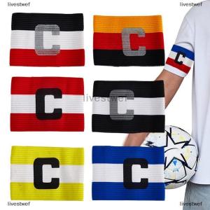 [COD] livestwef Football Captain Armband Soccer Arm Band Leader Competition Gift Soccer Captain Group Armband Football Training Accessories