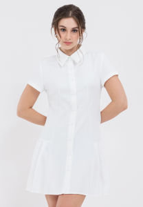 Badomoda  DELFINE Side Pleated Dress