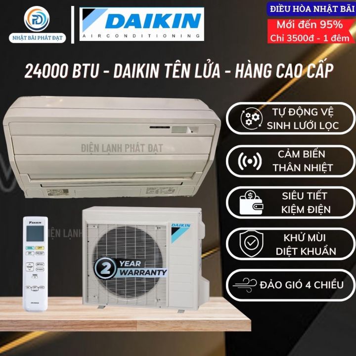 Điều hòa Daikin 24000btu (tên lửa) Nội địa Nhật Full chức năng bền giá ...