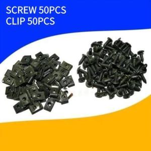 10/20/50/100PCS Motorcycle Body Screw Flower Body Bolt With Clip Flairings Screw Nut Part Motorcycle Accessories