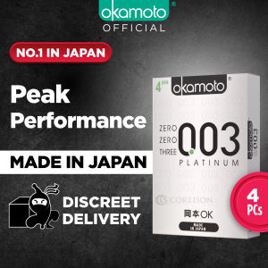 Okamoto 003 Platinum Condoms 4s | Extra Thin