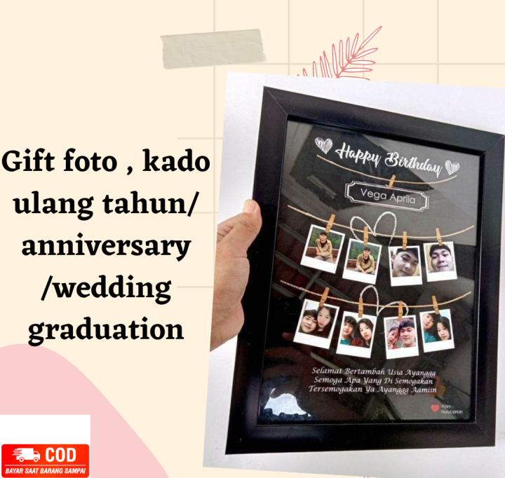 Kado Untuk Pacar Cowok 1 Paket T Kado Ulang Tahun Cetak Poto