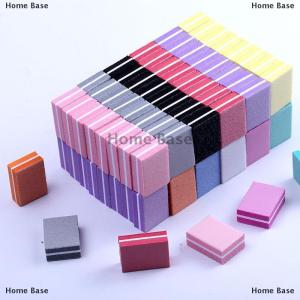 [COD] Home Base 50pcs Mini Nail Sponge tập tin đệm khối Buffing Sanding 100 180 Grit hai mặt móng chân công cụ cho gel đánh bóng làm móng tay cung cấp