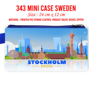 Swedia Dompet Landmark Souvenir Suvenir Oleh Oleh Sweden Mini Wallet Negara Dompet Panjang Pouch Mouse Pad Sweden
