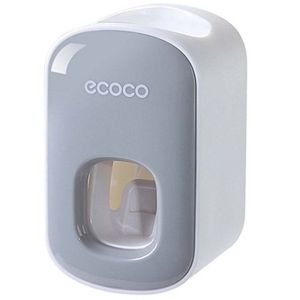 [Fast Delivery]Creative No-punch Useful Wall Mount Lazy Automatic Bathroom Accessories Toothpaste Squeezer Toothbrush Holder Toothpaste Dispenser