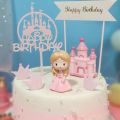 Halo Party 【Ready stock】 Happy Birthday Cake Topper Party Decoration Cake Flag happy birthday. 