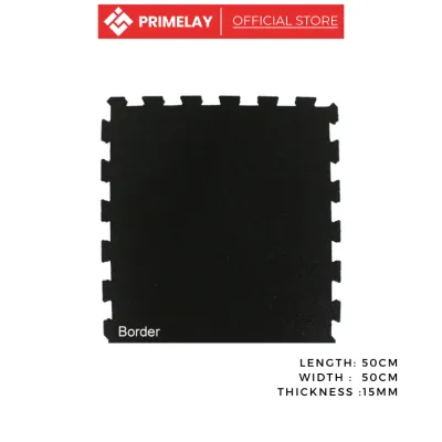 [15MM] GYM MATS INTERLOCK | PUZZLE RUBBER MATS GYM FLOORING