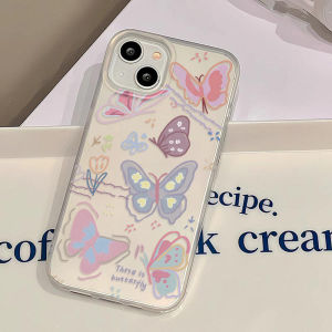 Casing ponsel dengan lubang buram cocok untuk IPhone11 15 14 13 12PRO MAX15 12pro14/15plus bermotif