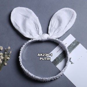Bandana Bayi Korea Anak Perempuan Telinga Kelinci Besar Aksesoris Hiasan Rambut Balita AK236