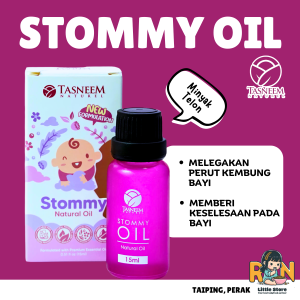 BABY OIL - TASNEEM NATUREL  Stommy Oil Minyak Telon Baby