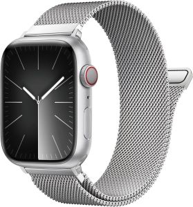 มิลานแหวนแม่เหล็กสแตนเลสสายนาฬิกาโลหะ for Apple Watch IWatch Ultra 3 2 Series 11 10 9 8 7 6 38 40 41 42 44 45 49 46มม.