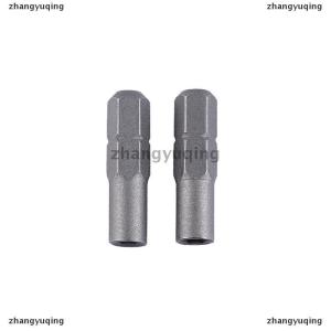 [COD] zhangyuqing Screwdriver Bit Adapter Micro Inserts Bits 6.35mm 1 4 Adapter To 4mm Hex Holder
