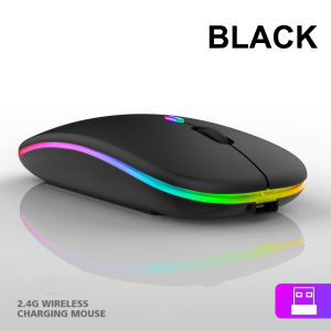 Wireless Mouse 2.4GHz Wireless Optical Rechargeable Wireless Mice Ultra-Thin Silent Mouse for PC/Laptop/iPad/Phone/Tablet
