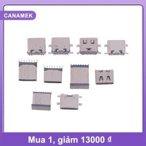 【CANAMEK】 100 cái hộp 10 mô hình Type-C USB Sạc Dock kết nối mix 6pin và 16pin sử dụng cho điện thoại và sửa chữa sản phẩm kỹ thuật số Kit