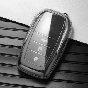 SCH Soft Rubber TPU Key Case Toyota Key Cover For Toyota RAV4 Crown Hilux Fortuner Camry Land Cruiser Prado Alphard Vellfire 30 AH30 Remote Control Key Protection