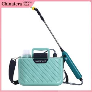เครื่องพ่นสารเคมีไฟฟ้าแบบพกพาขนาด 5 ลิตรพร้อมไม้กายสิทธิ์แบบยืดไสลด์ USB ชาร์จได้พร้อมหัวฉีด 2 หัว เครื่องพ่นสวนไฟฟ้าสำหรับสนามหญ้า
