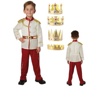 Anime Tops Snow White Boy Prince Charming Child Cosplay Costume Christmas Masquerade