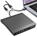 Burner Multifunction 7 in 1 CD Computer USB Mobile Portable Utility Drives External DVD Optical Drive USB3.0 CD/DVD-ROM CD-RW Player Reader Recorder Laptop. 