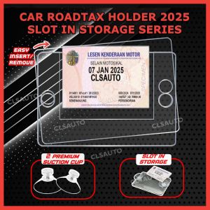 Car Roadtax Holder 2025 Slot in Storage For Perodua Proton Toyota Honda Accessories
