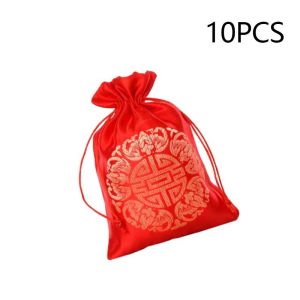 Kantong Serut Souvenir Wedding 10pcs Kantong Tile Wedding Kecil Tas Permen Pernikahan