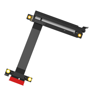High Performances PCIE X16 to X1 Ribbonized Extender Cable 25cm Flexible Risers Cable for Dense Motherboards