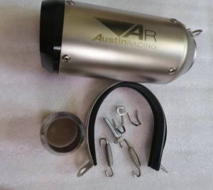 [COD]Austin Racing Exhaust Motorcycle Exhaust Escape Moto Universal exhaust Muffler Ending Exhaust Pipe Link Pipe For Yamaha Honda Kawasaki Suzuki KTM rc390 LC135 150 Nmax 155 NVX125 Wave 110i Wave125i 51MM