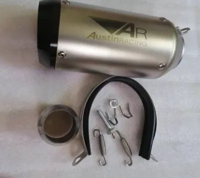 [COD]Austin Racing Exhaust Motorcycle Exhaust Escape Moto Universal exhaust Muffler Ending Exhaust Pipe Link Pipe For Yamaha Honda Kawasaki Suzuki KTM rc390 LC135 150 Nmax 155 NVX125 Wave 110i Wave125i 51MM