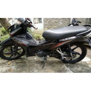 striping stiker lis polet body Honda revo 110 absolut 2009 hitam lis merah standar berkualitas