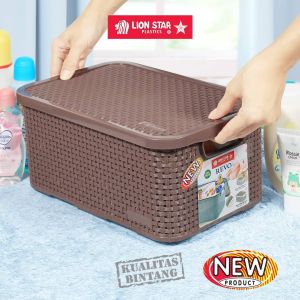 Revo Storage Box 10Liter CA-13 LION STAR Tempat Baju Bayi/ Kotak Penyimpanan Buku/ Container Box/ Box Penyimpanan/ Kotak Snack BPA FREE/ Tempat Peralatan Bayi Murah
